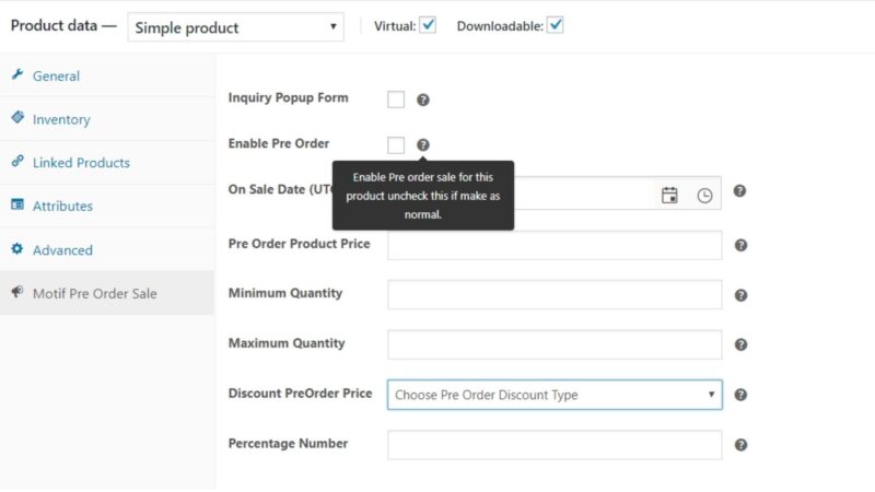 WooCommerce Pre-Order Sales, Bulk Discount & Time Counter