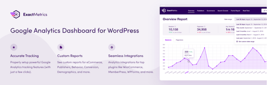 Exactmetrics plugin analytics plugin