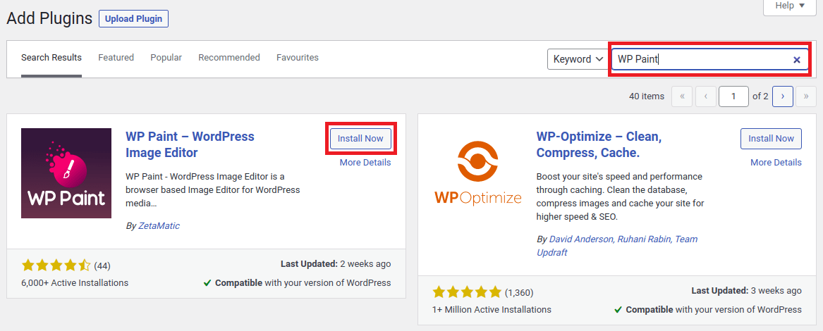 Search and Install a Plugin from WordPress repository