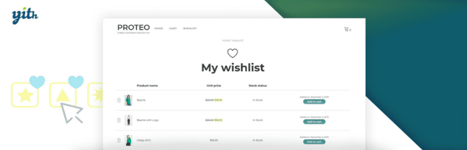 YITH WooCommerce Wishlist Plugin