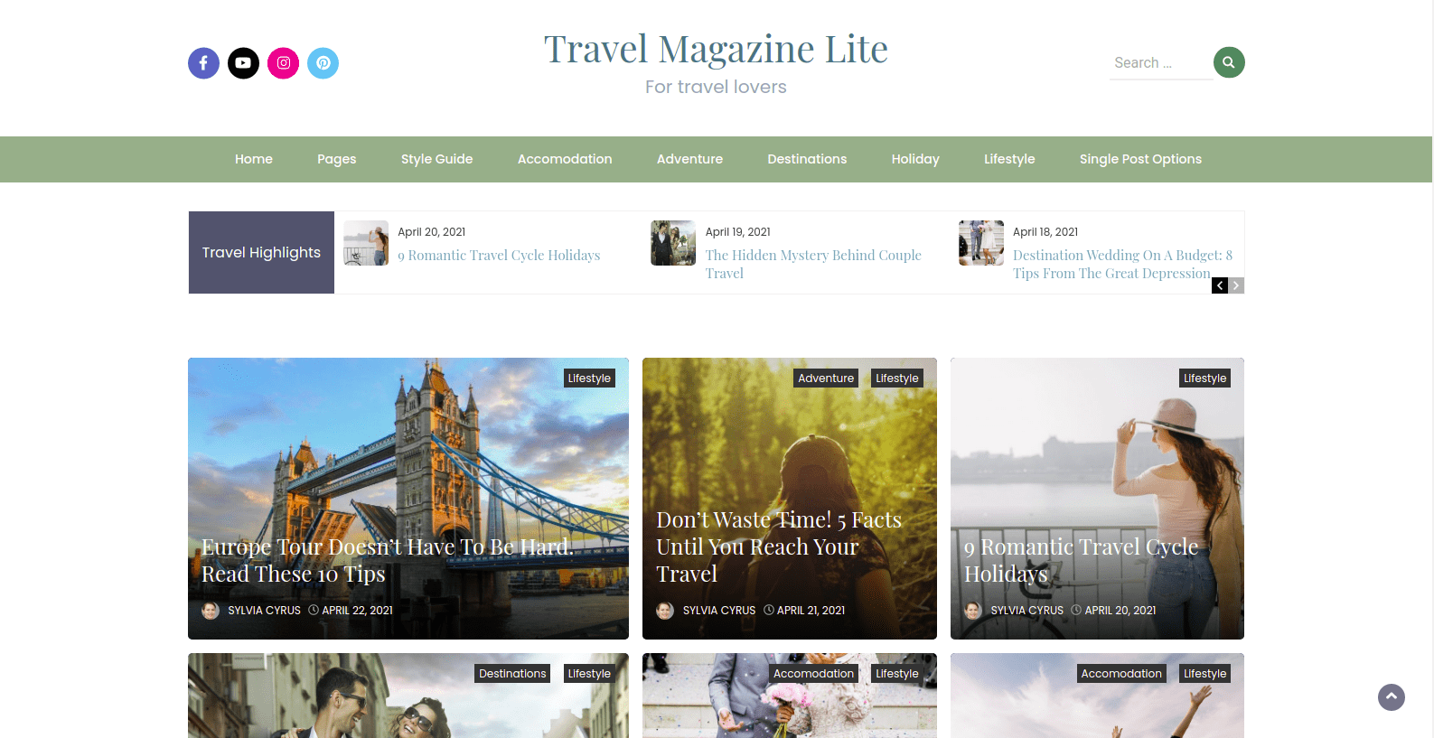 Travel Magazine Lite