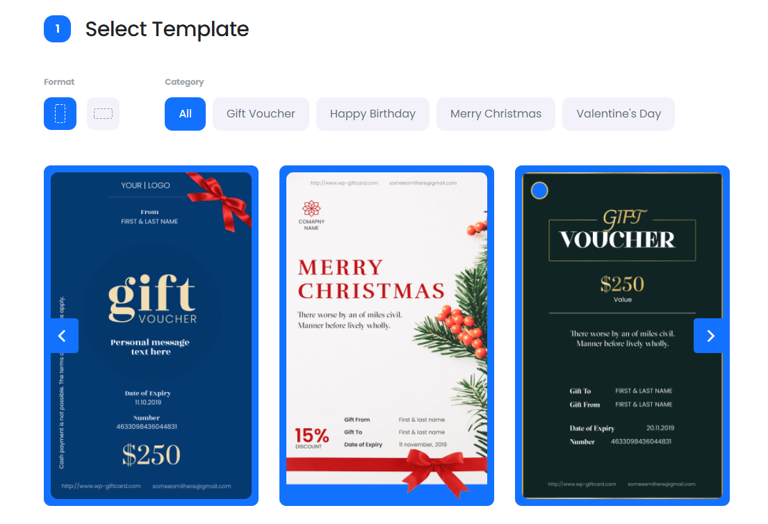 Gift Cards Plugin Sample