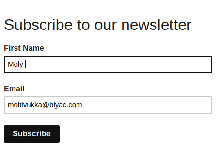 This is an example of a discount email that the user will receive. You can further customize it to match the look of your company.