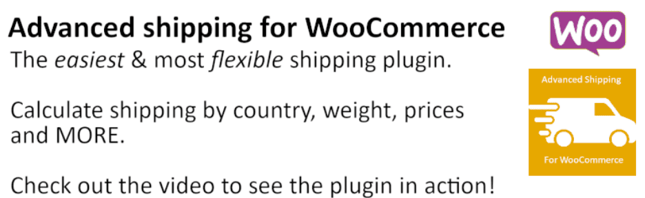 WooCommerce Advanced Shipping