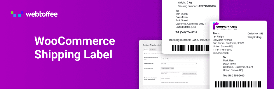 WooCommerce Shipping Label