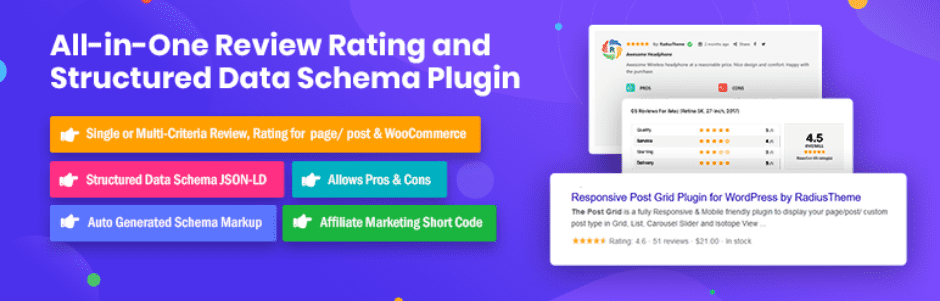 WordPress Review & Structure Data Schema Plugin – Review Schema, schema plugins for WordPress