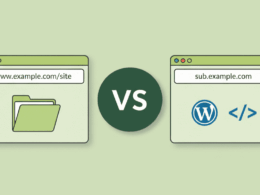Subdomain vs Subdirectory